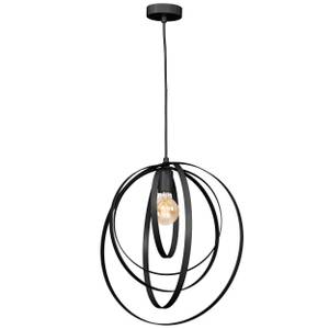 Lampe à suspension MAE Noir - Métal - 45 x 130 x 45 cm