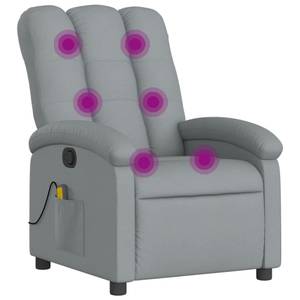 Fauteuil de massage 3032264-1 Gris lumineux