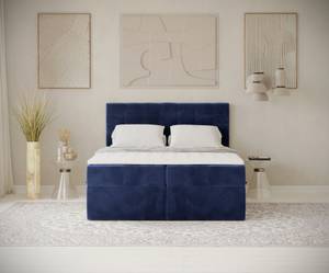 Boxspringbett Sansa Blau - Breite: 180 cm