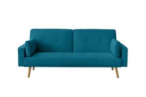 Canapé droit scandinave ELGA convertible Bleu nuit