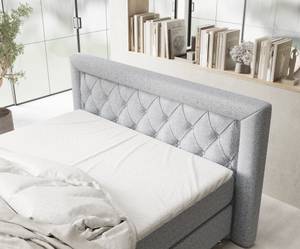 Boxspringbett Lavello Grau - Breite: 140 cm