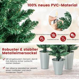 Weihnachtsbaum CM24618 (3er Set) Grün - Kunststoff - 30 x 150 x 30 cm