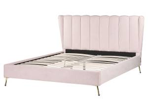 Doppelbett MIRIBEL Gold - Pink - Breite: 187 cm