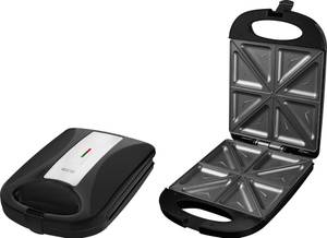 Sandwichmaker S 4232 SW Schwarz - Metall - 27 x 11 x 35 cm