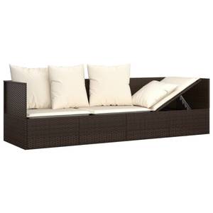 Outdoor Loungebett 3028900 Braun - Creme