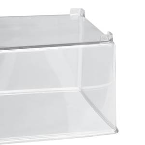 Länglicher Kühlschrank Organizer Kunststoff - 16 x 11 x 36 cm