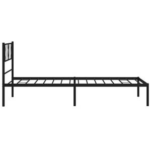 Metall Bettgestell 3032043-1 Schwarz - 95 x 196 cm