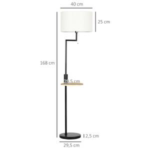 Stehleuchte B31-333 Weiß - Metall - 40 x 168 x 40 cm