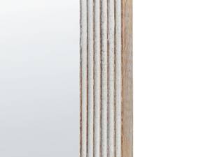 Wandspiegel CHANDON Braun - Weiß - Massivholz - 65 x 107 x 3 cm