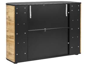 Sideboard JEROME Schwarz - Braun - Holzwerkstoff - 120 x 83 x 40 cm