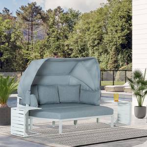 Garten Sessel Set 84B-651 Grau - Textil - 83 x 73 x 190 cm