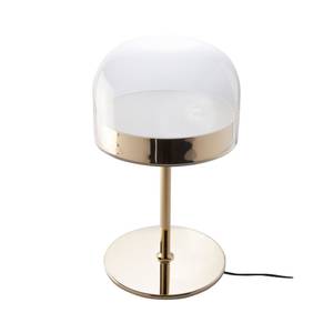 Lampe de table en acier doré et verre Doré - Verre - 24 x 42 x 24 cm