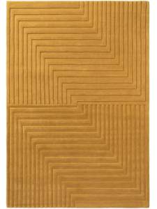 Wollteppich Aaron Gelb - Naturfaser - 160 x 1 x 230 cm