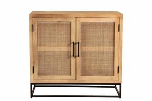 Kommode CANE Braun - Massivholz - Holzart/Dekor - 85 x 80 x 35 cm