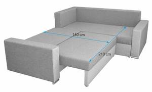 Ecksofa Detroid Graphit