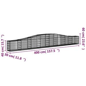 Gabionenkorb 3017642-16 (2er Set) 400 x 60 cm