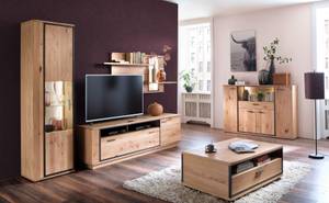 Highboard Conor 2 mit Beleuchtung Braun - Holzart/Dekor - Holz teilmassiv - 165 x 115 x 37 cm