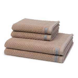 Smart Handtuch-Set (4-teilig) Braun