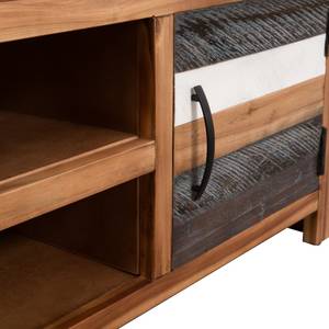 TV-Schrank 246044 Braun - Holzwerkstoff - Massivholz - Holzart/Dekor - 120 x 40 x 35 cm