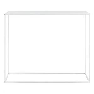Konsolentisch Aiora Weiß - Metall - 110 x 95 x 32 cm