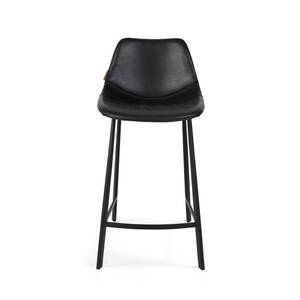 Lot de 2 tabourets de bar Franky Noir