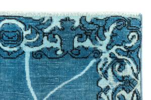 Tapis de couloir Vintage Royal IV Bleu - Textile - 75 x 1 x 225 cm