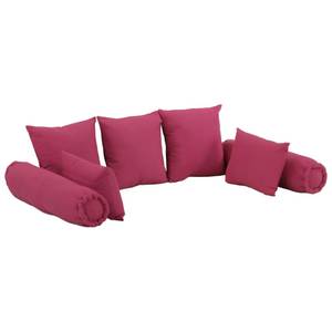 Wurfkissen Set (7-teilig) 350381 Pink - Textil - 40 x 70 x 40 cm