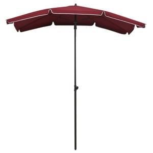 Parasol de jardin Marron - Textile - 200 x 234 x 200 cm