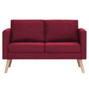 Canapé 3002824-1 Rouge - Largeur : 116 cm