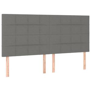 Bettgestell-K-17496 Grau - Holzwerkstoff - 160 x 118 x 203 cm