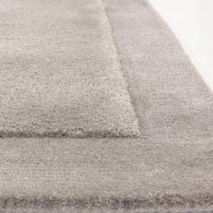 Tapis moderne laine et viscose SHINE Gris lumineux - 120 x 170 cm