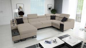 Ecksofa Alicante IV Mini Beige - Ecke davorstehend links