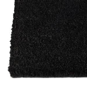 Paillasson d'entrée Tapis d'accueil Noir - Gris - Fibres naturelles - Matière plastique - 40 x 1 x 60 cm