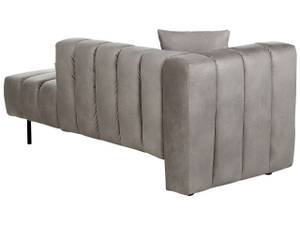 Chaiselongue LANNILS Beige - Schwarz - Taupe - Armlehne davorstehend rechts - Ecke davorstehend links