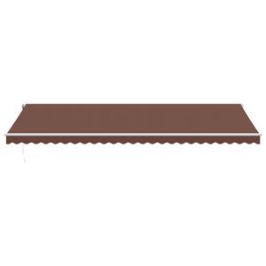 Auvent rétractable 3006541-1 Marron - 300 x 600 cm