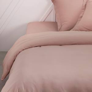 Bettbezug Essential Pink - 240 x 1 x 260 cm