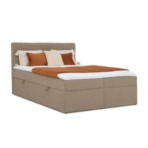 Boxspringbett Moody Bronze - Breite: 140 cm