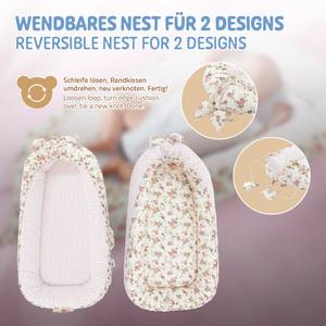 Babynest zweiseitig Weiß