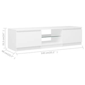 TV-Schrank 3009188 Weiß - 40 x 140 cm