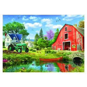 Puzzle The Red Barn Papier - 26 x 6 x 36 cm