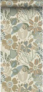 Tapete Blumenmuster 7437 Multicolor - 53 x 1005 x 1005 cm