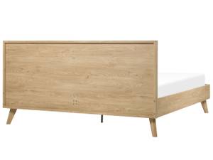 Doppelbett MONPAZIER Eiche Hell - Breite: 187 cm