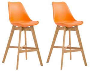 Barhocker Cannes 2er Set Orange