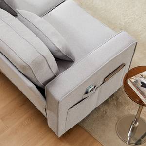 4-Sitzer Sofa Mercury Ⅷ Grau - Holzwerkstoff - Metall - Textil - Holzart/Dekor - Holz teilmassiv - 83 x 87 x 264 cm