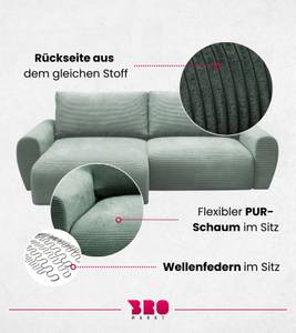 Ecksofa PATI Duo Grün