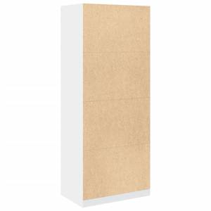 Kleiderschrank 298537-4 Weiß - Breite: 80 cm