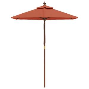 Parasol de jardin 3028551 Brun rouge