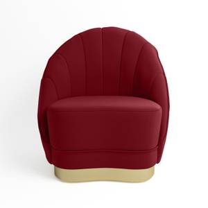 Fauteuil BETTY Rouge - Textile - 73 x 82 x 72 cm