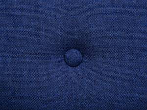 3-Sitzer Sofa VISBY Schwarz - Blau - Marineblau