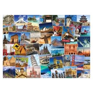 Puzzle Weltenbummler 1000 Teile Papier - 26 x 6 x 36 cm